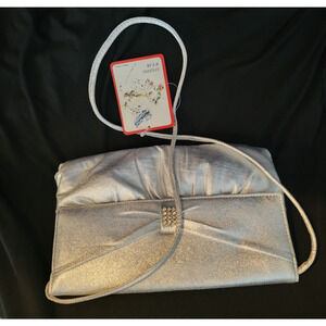 Vintage Evening Wear Clutch Bag Purse. Rhinestone embellish buckle, Envelope